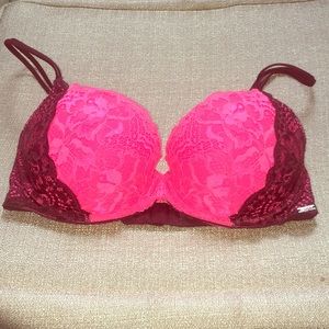 Pink Lace Bra